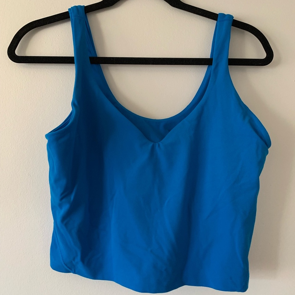 Lululemon Athletica Blue Tank Top